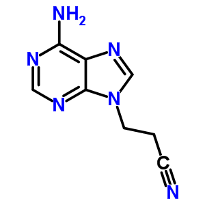 3-(6-Aminopurin-9-yl)propanenitrile Structure,4244-45-5Structure