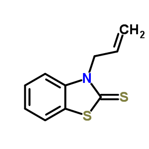 2(3H)-benzothiazolethione,3-(2-propen-1-yl)- Structure,42477-57-6Structure