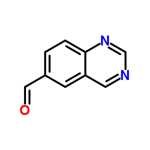 6-喹唑啉羧醛結(jié)構(gòu)式_439811-22-0結(jié)構(gòu)式