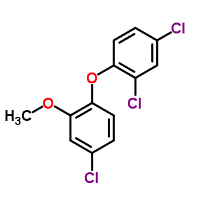 三氯生甲酯結(jié)構(gòu)式_4640-01-1結(jié)構(gòu)式