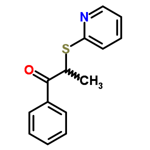 1-Propanone,1-phenyl-2-(2-pyridinylthio)- Structure,46811-21-6Structure