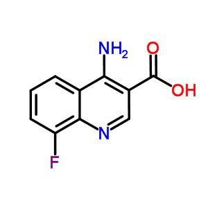 (9ci)-4-氨基-8-氟-3-喹啉羧酸結(jié)構(gòu)式_476683-65-5結(jié)構(gòu)式