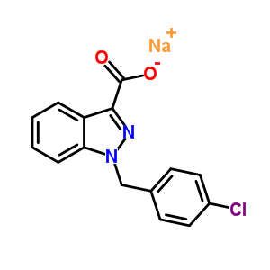 1-P-chlorobenzyl-1h-indazole-3-carboxylic acid Structure,50264-86-3Structure