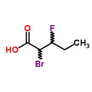 Pentanoic acid,2-bromo-3-fluoro- Structure,50884-95-2Structure