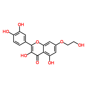 7-O-(beta-hydroxyethyl)quercetin Structure,51031-80-2Structure