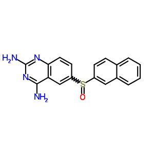 2,4-Quinazolinediamine,6-(2-naphthalenylsulfinyl)- Structure,51123-77-4Structure