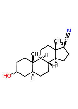 3-Hydroxy-5-androstane-17-carbonitrile Structure,51872-53-8Structure