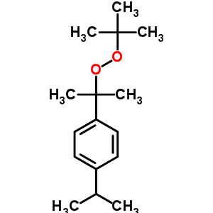 1,1-Dimethyl-1-methyl-1-[(4-methylethyl)phenyl]ethyl peroxide Structure,52031-72-8Structure