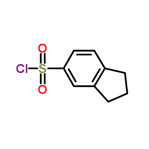 茚烷-5-磺酰氯結構式_52205-85-3結構式