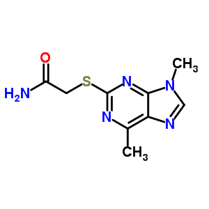 Acetamide, 2-[(6,9-dimethyl-9h-purin-2-yl)thio]- Structure,52379-96-1Structure