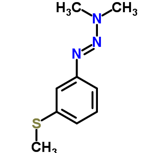 3,3-Dimethyl-1-[3-(methylthio)phenyl]triazene Structure,52416-14-5Structure