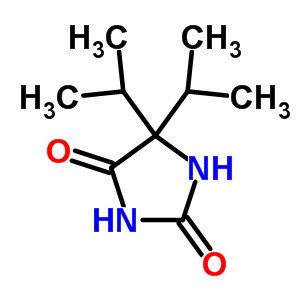 5,5-Dipropan-2-ylimidazolidine-2,4-dione Structure,52532-01-1Structure