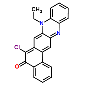 6-Chloro-8-ethylnaphtho[1,2-b]phenazin-5(8h)-one Structure,52736-85-3Structure