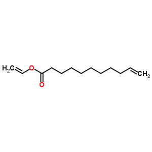 10-十一烯酸乙烯酯結(jié)構(gòu)式_5299-57-0結(jié)構(gòu)式