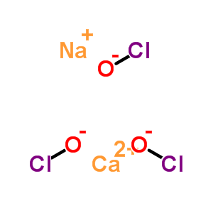 Calciumsodiumhypochlorite Structure,53053-57-9Structure