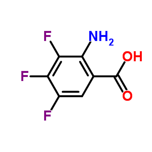 2-Amino-3,4,5-trifluorobenzoic acid Structure,531529-72-3Structure