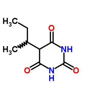 5-(1-Methylpropyl)-2,4,6(1h,3h,5h)-pyrimidinetrione potassium salt Structure,53162-65-5Structure