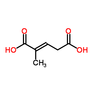 2-Methyl-2-pentenedioic acid Structure,53358-21-7Structure