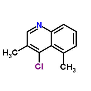 4-氯-3,5-二甲基-喹啉結(jié)構(gòu)式_5350-51-6結(jié)構(gòu)式