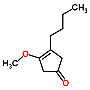 3-Butyl-4-methoxy-cyclopent-3-en-1-one Structure,53690-92-9Structure