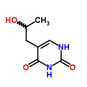 2,4(1H,3h)-pyrimidinedione,5-(2-hydroxypropyl)- Structure,53761-31-2Structure