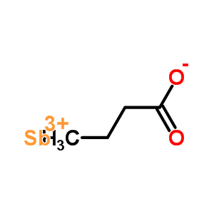 Butanoate, antimony(3+) salt (1:1) Structure,53856-17-0Structure