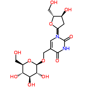 5-((Glucopyranosyloxy)methyl)uracil Structure,53910-96-6Structure