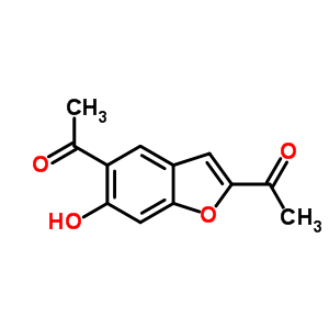 2,5-Diacetyl-6-hydroxybenzofuran Structure,53947-86-7Structure