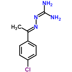 2-[1-(4-Chlorophenyl)ethylideneamino]guanidine Structure,53973-11-8Structure