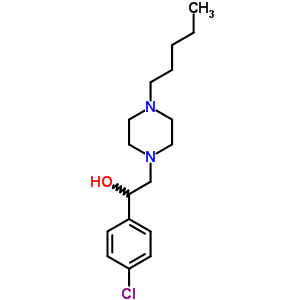 1-(4-Chlorophenyl)-2-(4-pentylpiperazin-1-yl)ethanol Structure,5430-59-1Structure