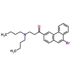 1-(9-Bromophenanthren-3-yl)-3-(dibutylamino)propan-1-one Structure,5430-69-3Structure