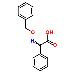 2-Phenyl-2-phenylmethoxyimino-acetic acid Structure,5435-47-2Structure