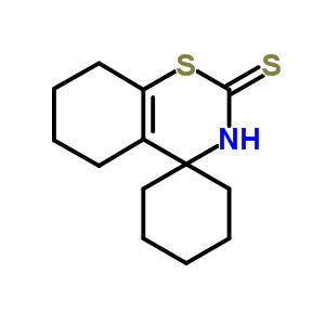 Spiro[4h-1,3-benzothiazine-4,1-cyclohexane]-2(3h)-thione,5,6,7,8-tetrahydro- Structure,5439-68-9Structure