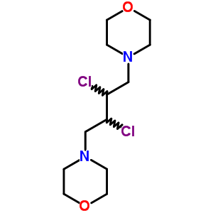 4-(2,3-Dichloro-4-morpholin-4-yl-butyl)morpholine Structure,5443-53-8Structure