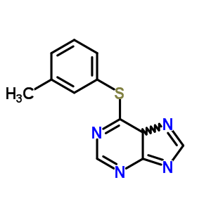 6-(3-Methylphenyl)sulfanyl-5h-purine Structure,5444-09-7Structure