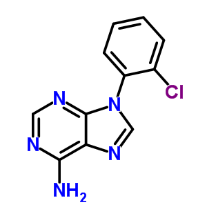 9-(2-Chlorophenyl)purin-6-amine Structure,5444-41-7Structure