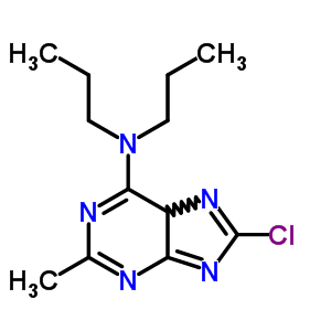 8-Chloro-2-methyl-n,n-dipropyl-5h-purin-6-amine Structure,5444-62-2Structure