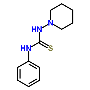 3-Phenyl-1-(1-piperidyl)thiourea Structure,5446-55-9Structure