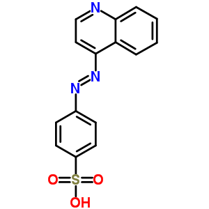 4-喹啉-4-基二氮雜烯苯磺酸結(jié)構(gòu)式_5447-63-2結(jié)構(gòu)式