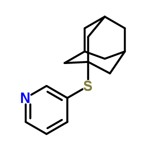 3-(1-Adamantylsulfanyl)pyridine Structure,54476-12-9Structure