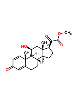 Methyl 2-[(8s,9s,10r,11s,13s,14s,17s)-11-hydroxy-10,13-dimethyl-3-oxo-6,7,8,9,11,12,14,15,16,17-decahydrocyclopenta[a]phenanthren-17-yl]-2-oxoacetate Structure,54602-96-9Structure