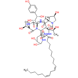 棘白菌素B結(jié)構(gòu)式_54651-05-7結(jié)構(gòu)式