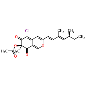 Sclerotiorin standard Structure,549-23-5Structure