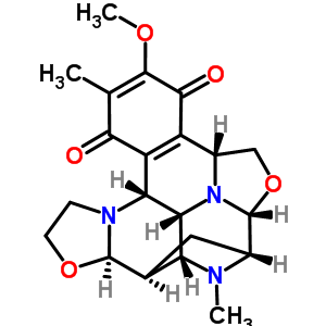 (3aS)-1,2,3a,4,4abeta,6,7,9,13bbeta,13cbeta-十氫-7beta-羥基-9alpha-(羥基甲基)-11-甲氧基-5,12-二甲基-4alpha,6alpha-甲橋-5H-苯并[h]惡唑并[3,2-a]吡嗪并[3,2,1-de][1,5]萘啶-10,13-二酮結構式_54913-26-7結構式