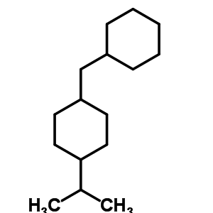 1-(Cyclohexylmethyl)-4-(1-methylethyl)cyclohexane Structure,54965-61-6Structure