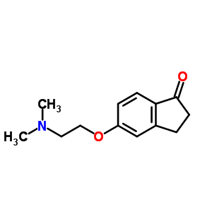 5-(2-Dimethylaminoethoxy)-2,3-dihydroinden-1-one Structure,55079-43-1Structure