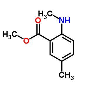 Benzoic acid, 5-methyl-2-(methylamino)-, methyl ester Structure,55150-24-8Structure