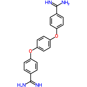 4-[4-(4-Carbamimidoylphenoxy)phenoxy]benzenecarboximidamide Structure,55368-35-9Structure