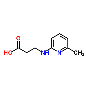 3-[(6-Methylpyridin-2-yl)amino]propanoic acid Structure,55469-89-1Structure