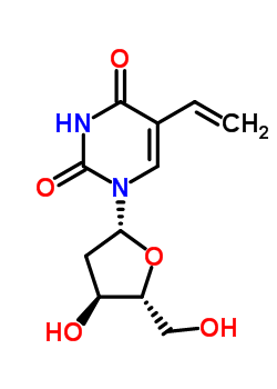 5-乙烯基-2-脫氧尿苷結(jié)構(gòu)式_55520-67-7結(jié)構(gòu)式